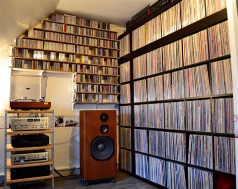 A Wall Full Of Records Vinyl Room Vinyl Storage Vinyl Record Storage