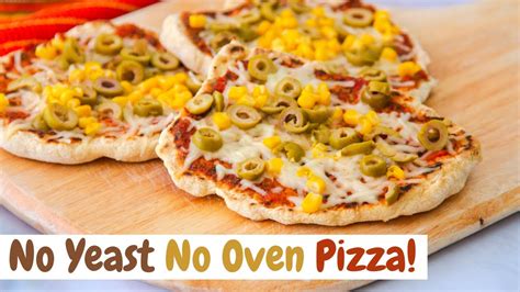 20 Minutes No Oven No Yeast No Dairy Pizza Recipe For Lockdown Youtube