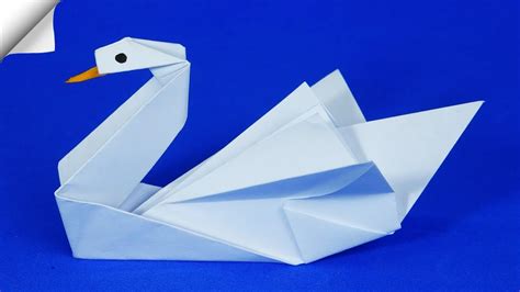 How To Make A Paper Swan Paper Swan Youtube