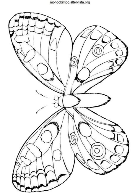 Disegni Di Farfalle Da Colorare Disegno Farfalla Da Coloraredisegno