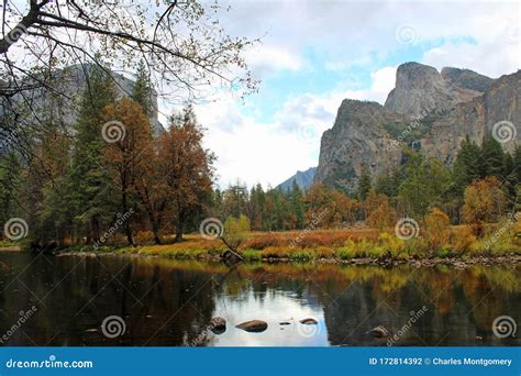 Autumn In Yosemite Valley Ca 06371 Stock Photo Image Of Cloud