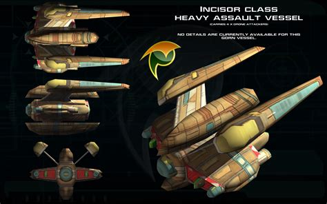 Gorn Incisor Class Heavy Assault Vessel Ortho By