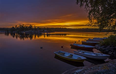 Desktop Wallpapers Sweden Nature Lake Sunrises And Sunsets Pier