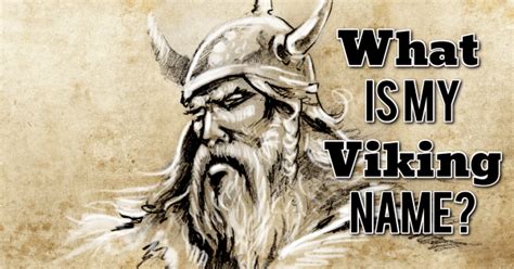 What Is My Viking Name
