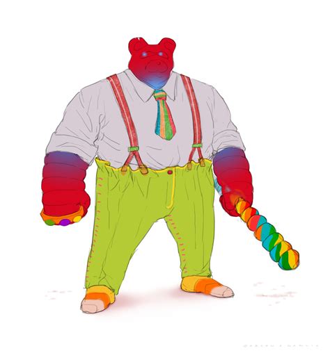 Artstation Character Design Challenge Candy People Theme Gaston