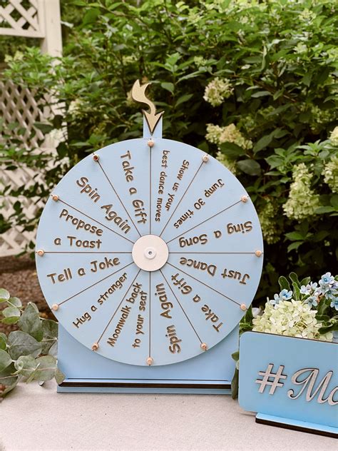 "This wooden spin the wheel game was created... - to make your