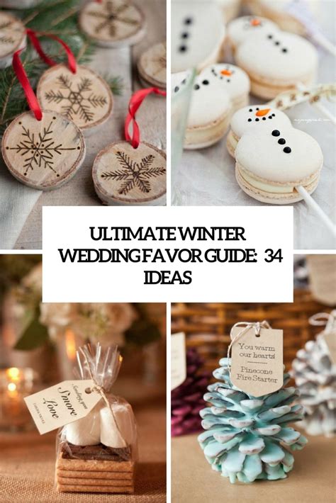 Ultimate Winter Wedding Favor Guide 34 Ideas Weddingomania