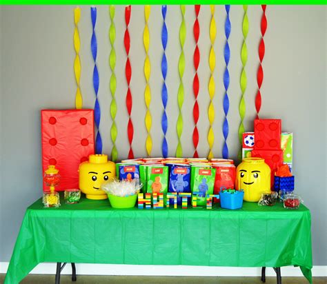 Lego Birthday Party Custom Personalized Minifigure Bricks Blocks