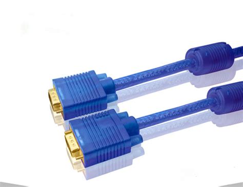 Transparent Blue Color Gold Plated Connector Vga Cable At Best Price In