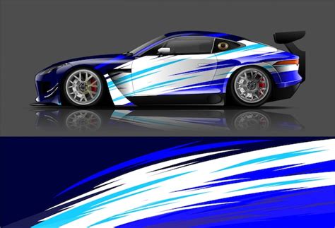 Premium Vector Racing Car Wrap Decal Kit For Wrapping All Vehicle