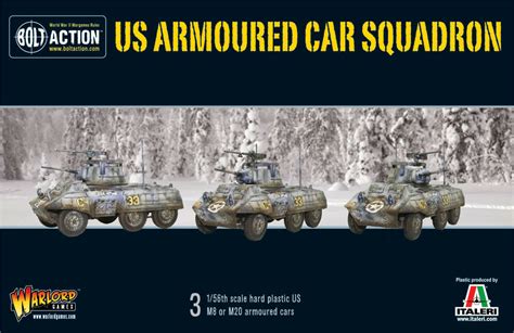 Us Armoured Car Squadron M8m20 Greyhound Scout Cars 6250