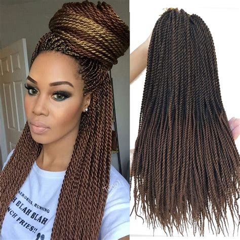 Buy 18 Inch 8packs Senegalese Twist Hair Crochet Braids 30standspack