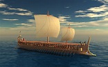 Greek Trireme | Sailing ships, Boat, Marine boat