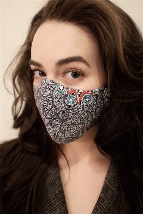 Australian Aboriginal Art Reusable Face Mask In Cotton With Etsy Canada