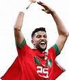 Yahia Attiyat Allah Morocco football render - FootyRenders