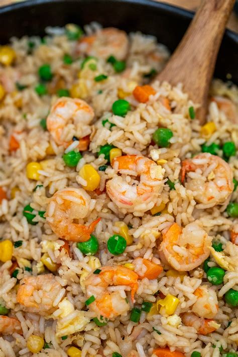 Could you broil the shrimp, kay? Shrimp Fried Rice Recipe video - Sweet and Savory Meals