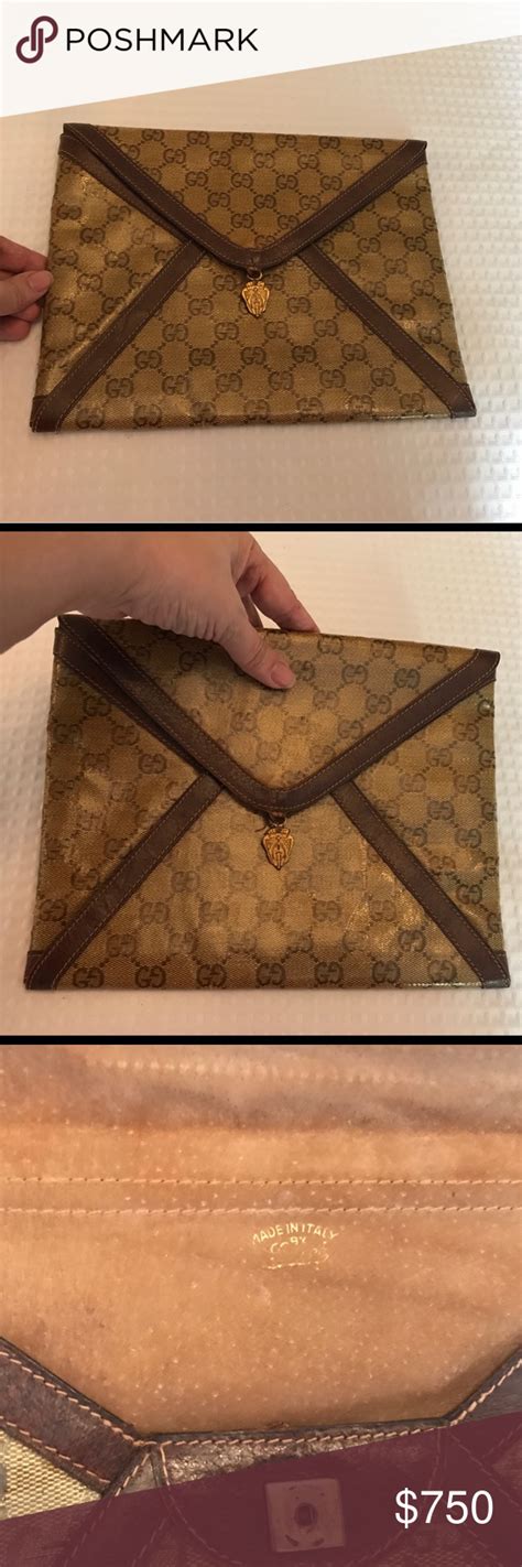 Vintage Gucci Envelope Clutch Vintage Gucci Vintage Gucci Bag