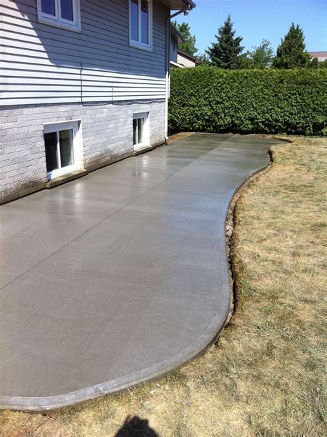 Broom Finished Concrete Patio In London Ontario Concrete Patios Poured