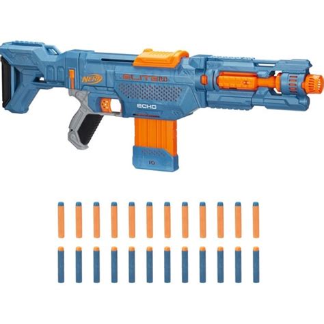 Nerf Nerf Elite 20 Echo Cs 10 Nerf Gun Blaugrauorange