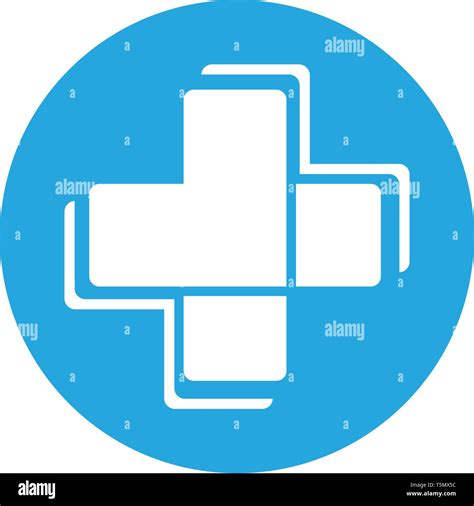 Hospital Logo And Symbols Template Icons Vector Health Stock Vector