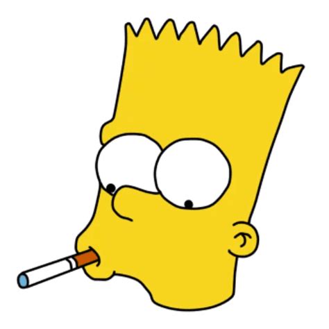 Bart Simpson Smoking Png