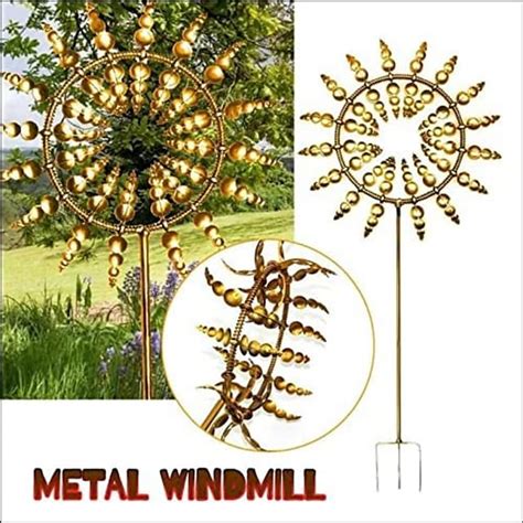 Unique And Magical Metal Windmill 3d Outdoor Wind Kinetic Sculpture