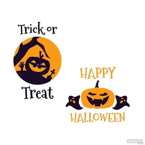 Halloween Logo Vector In Psd Illustrator Svg Eps Png Download Template Net