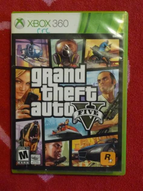 Grand Theft Auto V Gta5 Microsoft Xbox 360 Rockstar 2013 Complete 995