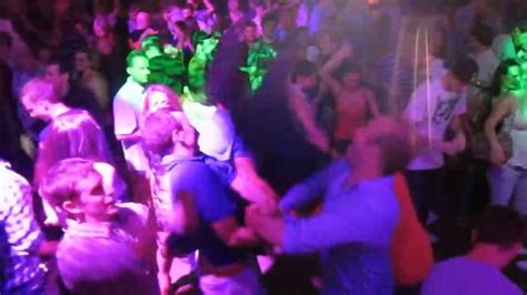 nightclub drunk stage dive fail facepalm video ebaum s world