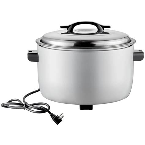 Avantco RCA90 90 Cup 45 Cup Raw Electric Rice Cooker Warmer 220