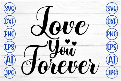 Love You Forever Svg Graphic By Creativesvg · Creative Fabrica
