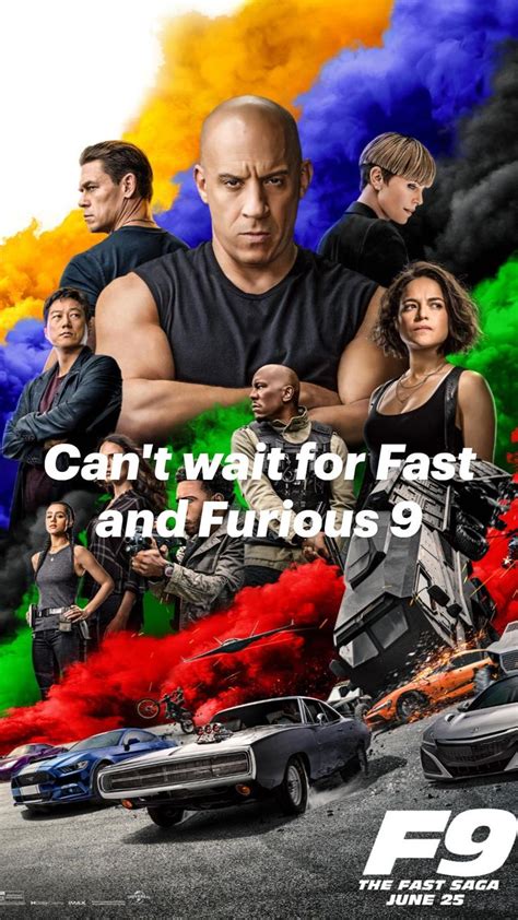 Cant Wait For Fast And Furious 9 Film Underholdning Billeder