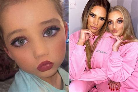 Katie Price Shares New Photo Of Daughter Bunny 6 In Make Up After Row Over Princesss Glammed