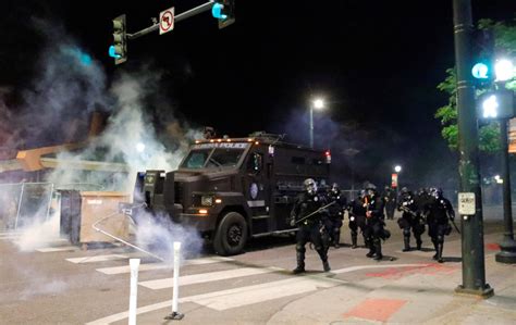 Floyd Protests Renew Debate About Police Use Of Armored Vehicles Other Military Gear