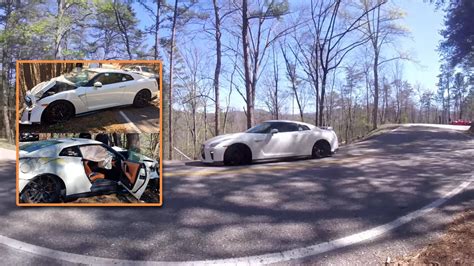 Watch A Brand New Nissan Gt R Crash On Tail Of The Dragon The Drive