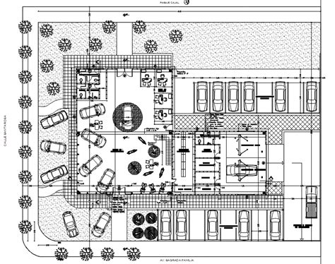 Automobile Showroom Layout Plan Autocad Drawing Download Dwg File Cadbull