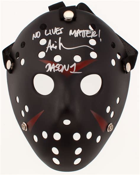 Ari Lehman Signed Friday The 13th Jason Voorhees Mask Inscribed No