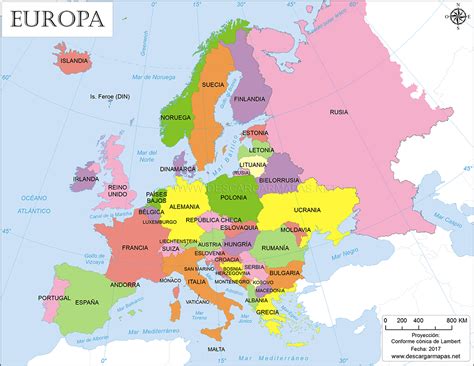 Mapa Del Continente Europeo Stroyreestr