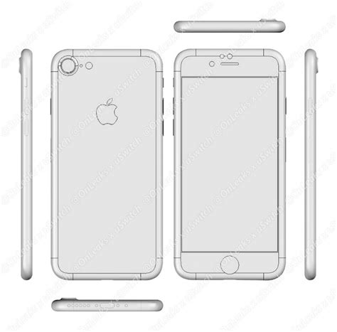 New Iphone 7 And 7 Plus Drawings Dual Camera And Smart Connector