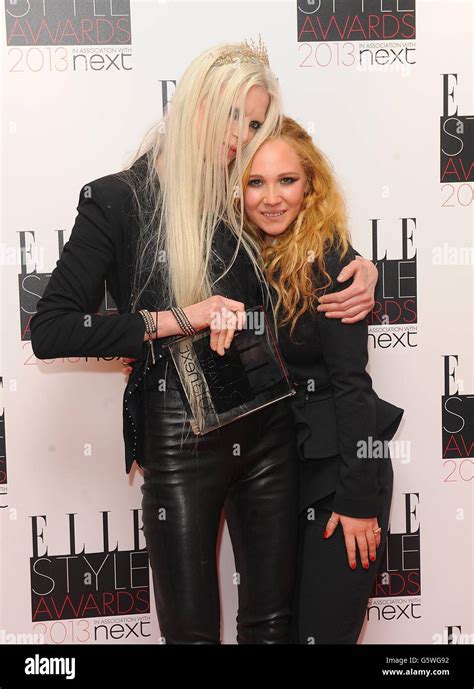 Juno Temple With Contemporary Brand Of The Year Winner Kristen Mcmenamy