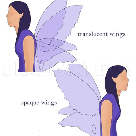 How To Draw Fairy Wings Step By Step Drawing Guide By Corelila