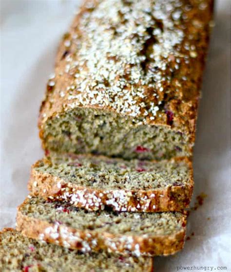 Oat Chickpea Flour Quick Bread With Cherries Gluten Free