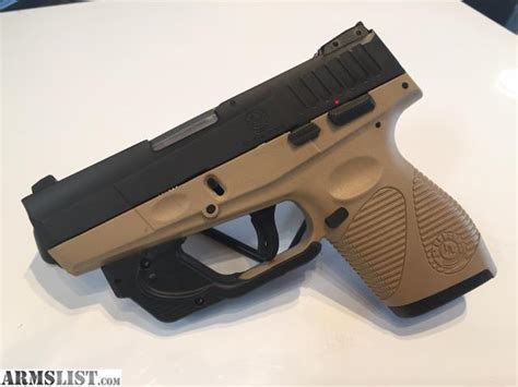 Armslist For Sale New Taurus Pt740 Slim 40 Sandw Pistol Fde W