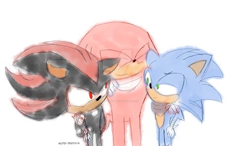 Sonic Boom Sonic Shadow And Knuckles By Autotfnt979 On Deviantart