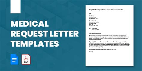 8 Medical Request Letter Templates In Pdf Doc