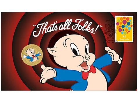 2018 Looney Tunes Porky Pig Pnc Comm Coinage
