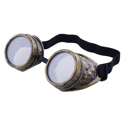 Vintage Retro Victorian Steampunk Goggles Glasses Welding Cyber Punk