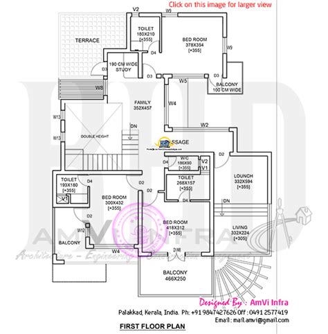 Modern 4 Bhk House Plan In 2800 Sqfeet Home Kerala Plans