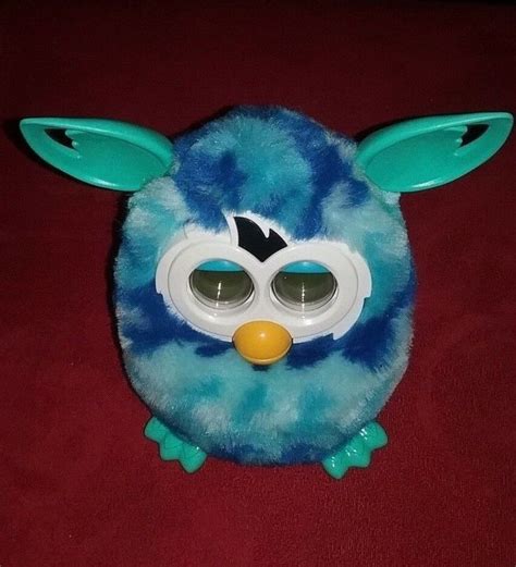 Furby Blue Waves Teal Interactive Electronic Pet Plush Toy 2012 Hasbro