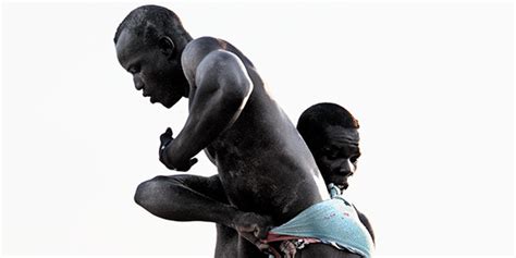Meet The Hulking Young Stars Of Senegal Male Professional Wrestlers